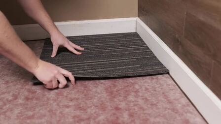 How To Install Carpet Tiles With Glue?