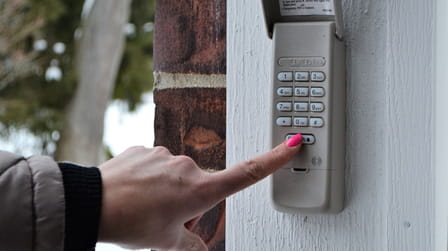 How To Set Garage Door Keypad
