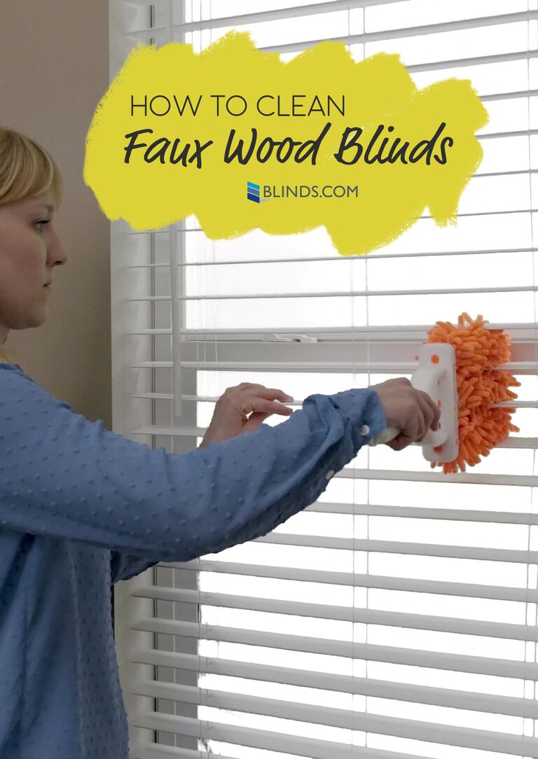How To Clean White Faux Wood Blinds