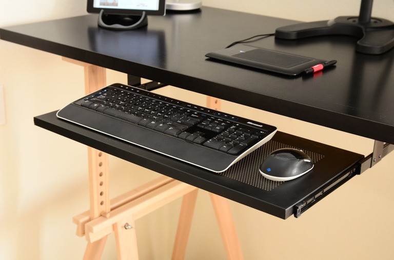 How To Install Keyboard Tray Under Desk How To Install Keyboard Tray Under Desk