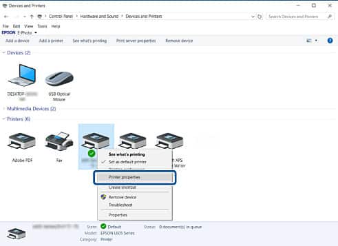 How To Choose Printer Port